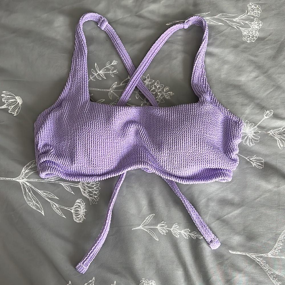 Purple Shade & Shore Bikini Top